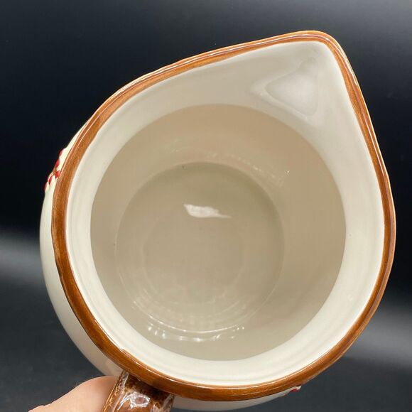 Harry & David Woodland Bird Lodge Red Berries Pitcher  2012 - Picture 8 of 10